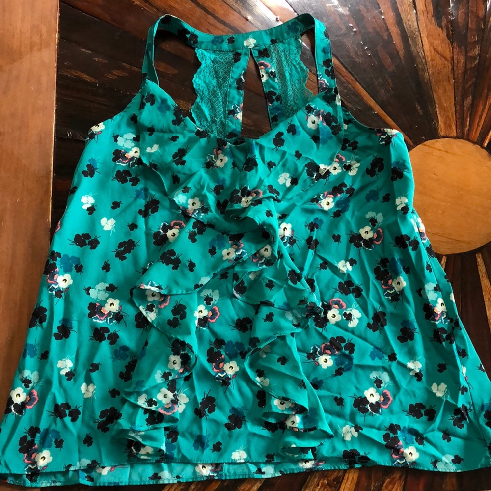 Floral dress shirt.